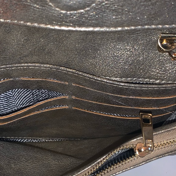 Gold marbled crossover clutch - Picture 7 of 8